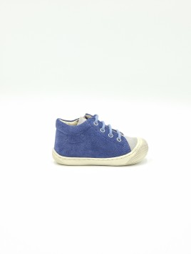 cocoon zip suede sole bone bleu ciel