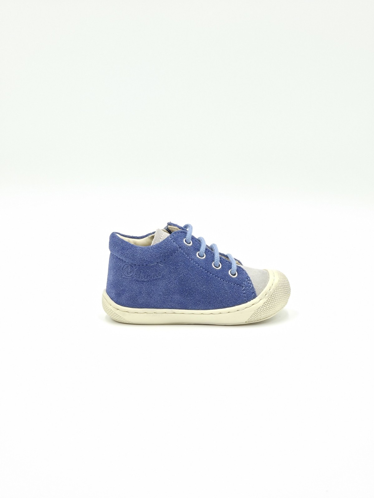 cocoon zip suede sole bone bleu ciel