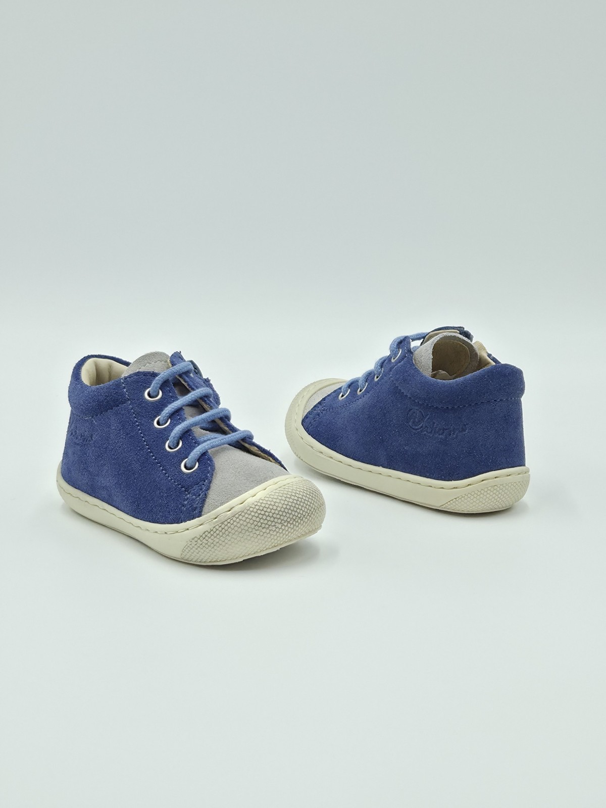 cocoon zip suede sole bone bleu ciel