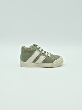 gazer zip suede/calf spazz vert