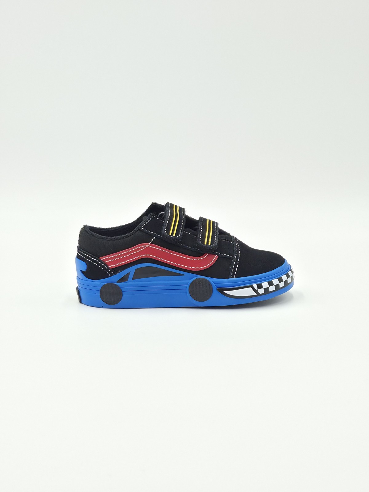 old skool v. nubuck/textile car black/blue