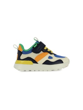 joggy scratch grained nylon electric blue