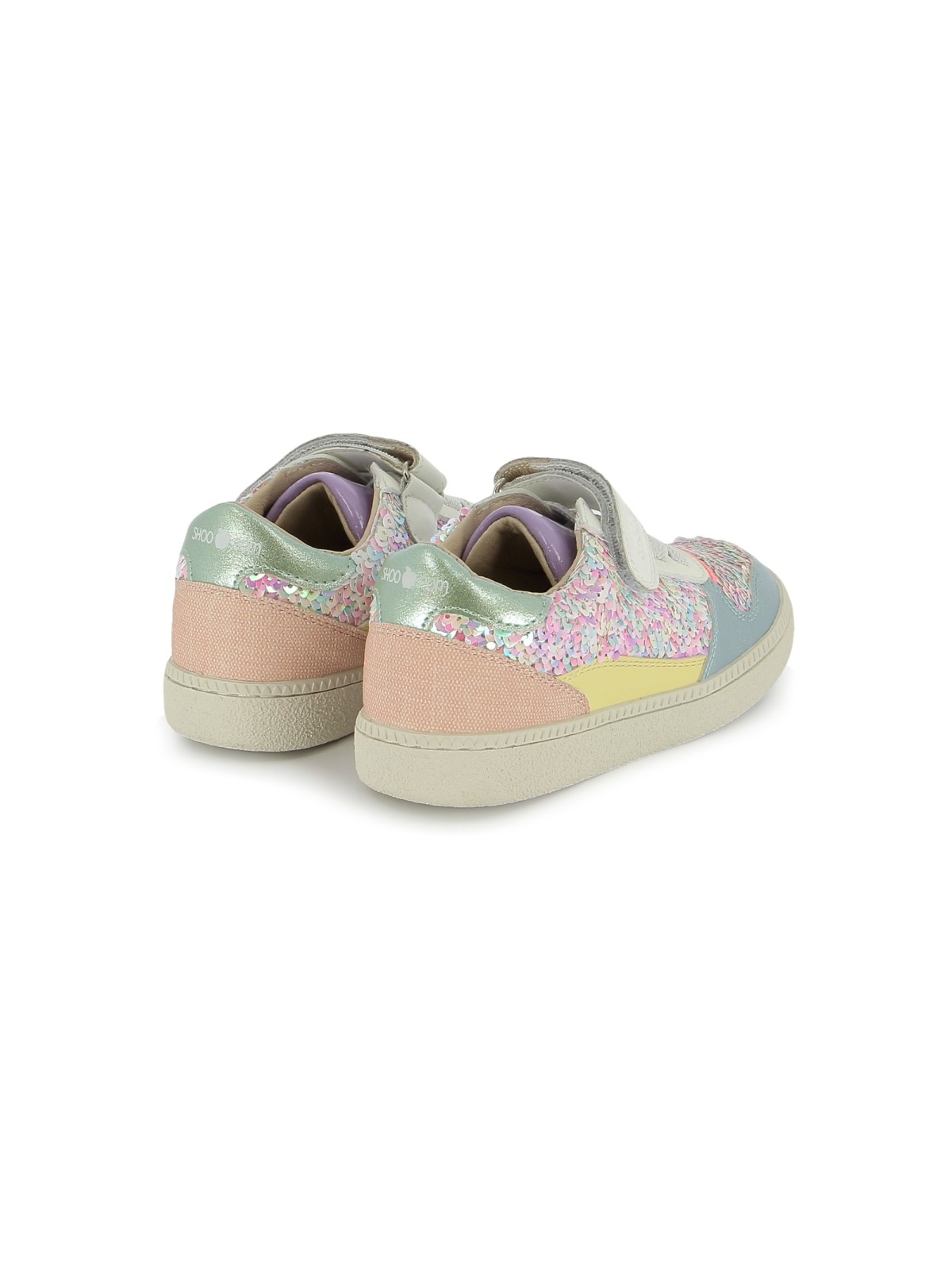 sp kix lo connect nappa-sequins white-nacre