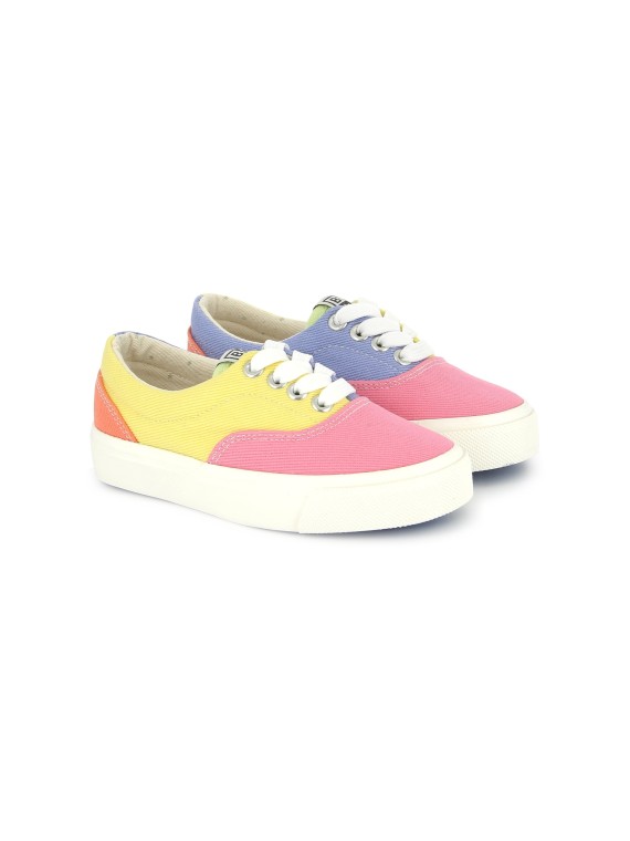 skate lace canvas multi candy pink