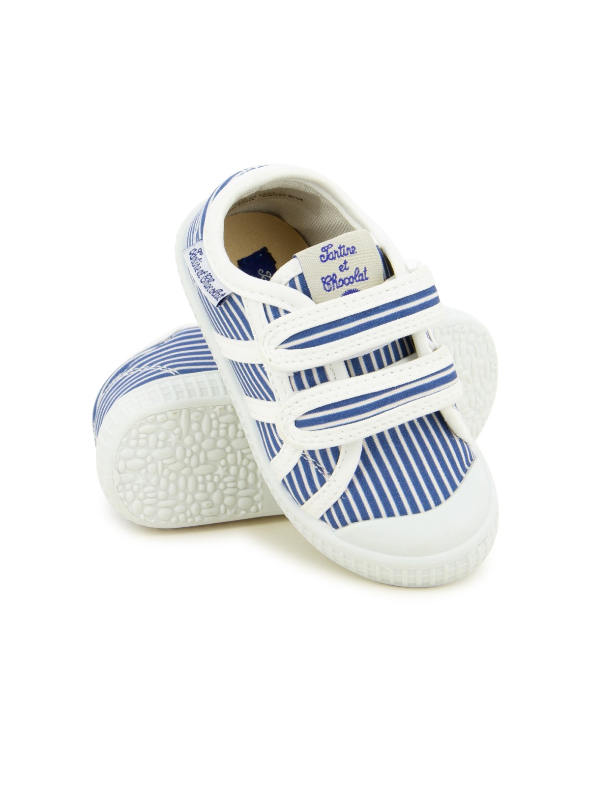 t&c 14 easy print toile stripes blue