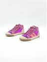 debby cuir fuschia/corail