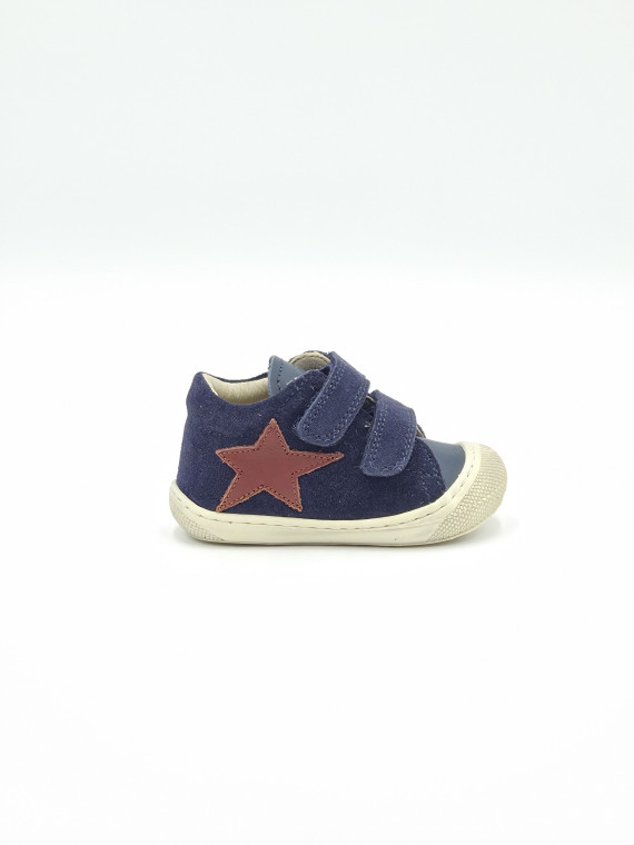 kolde vl nappa/suede spazz. bleu