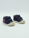 kolde vl nappa/suede spazz. bleu