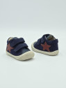 kolde vl nappa/suede spazz. bleu