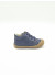 cocoon zip suede pois lux bleu