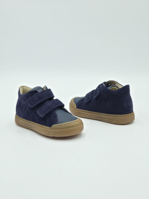 snopes vl nappa/suede spazz. bleu