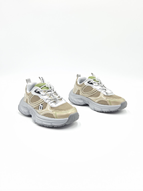 hamilton cuir/textile gold