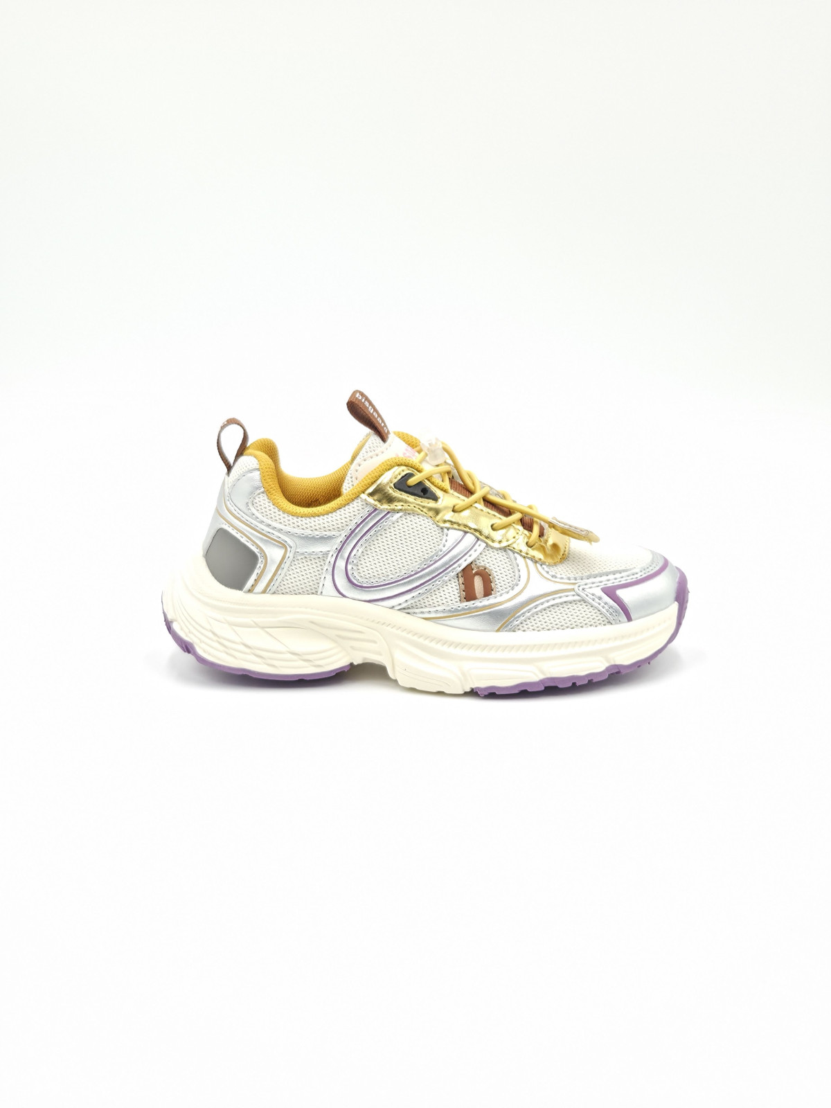 hamilton cuir/textile argent
