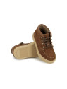 basil zip boat velours dark brown