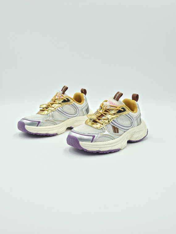 hamilton cuir/textile argent