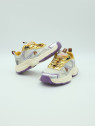 hamilton cuir/textile argent