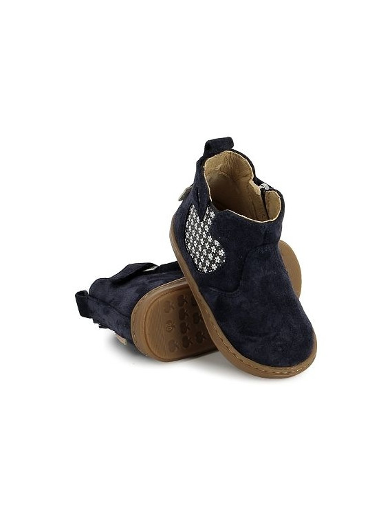 bouba apple velours navy-printed