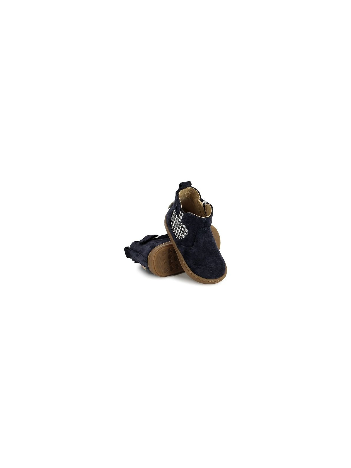 bouba apple velours navy-printed