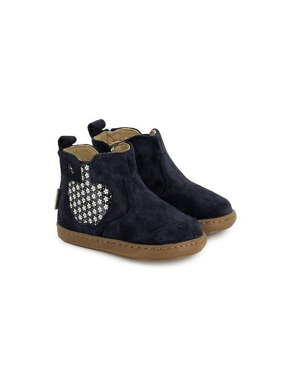 bouba apple velours navy-printed