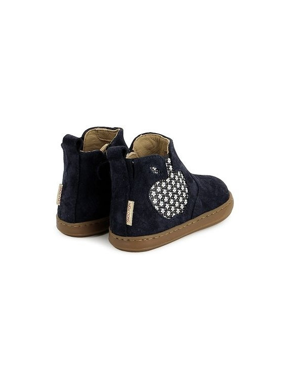 bouba apple velours navy-printed