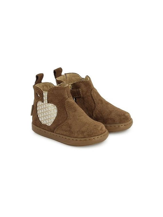 bouba apple velours camel-printed