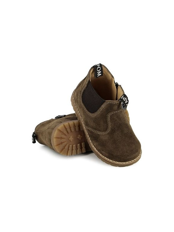 bob zip boots velours mousse