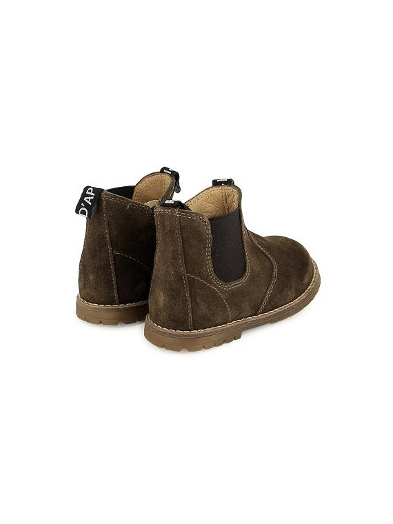 bob zip boots velours mousse