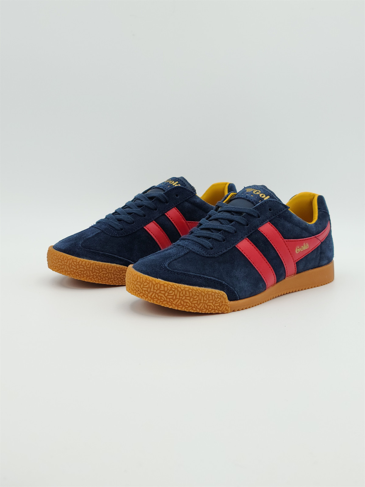 harrier suede suede navy/red/sun
