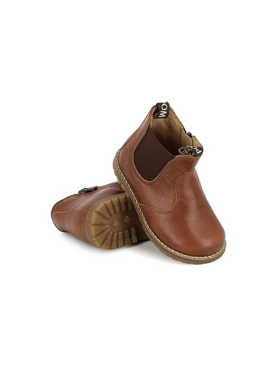 bob zip boots spall cuoio