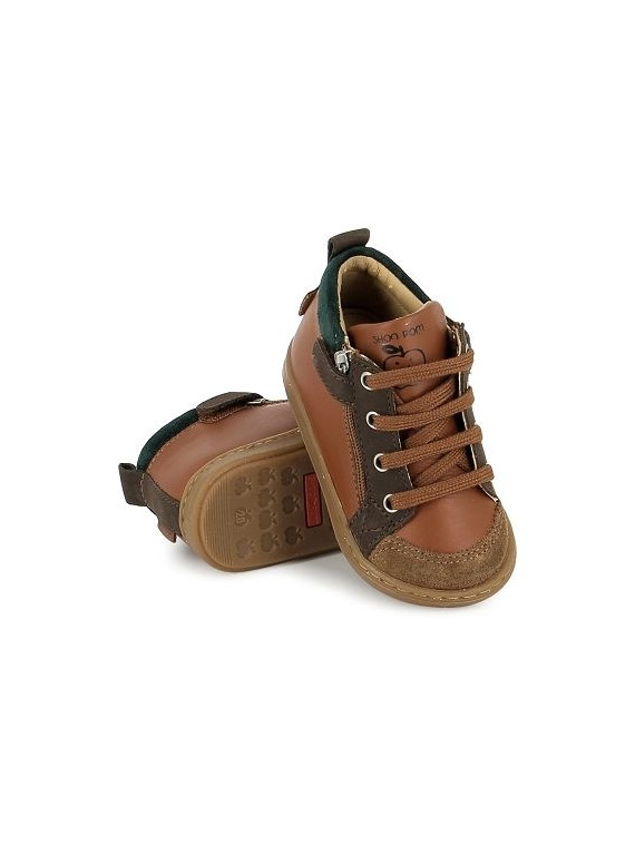 bouba bi zip nappa-nubuck camel