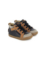 bouba bi zip nappa-nubuck navy-camel