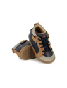 bouba bi zip nappa-nubuck navy-camel