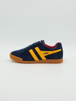harrier suede suede navy/sun/red