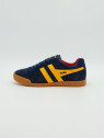 harrier suede suede navy/sun/red