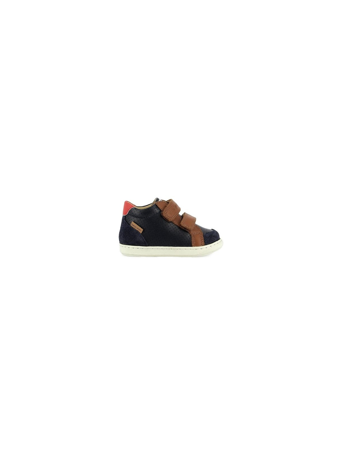 bouba box easy velours-nappa navy-camel