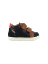 bouba box easy velours-nappa navy-camel