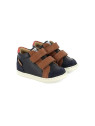 bouba box easy velours-nappa navy-camel