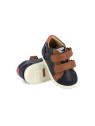 bouba box easy velours-nappa navy-camel
