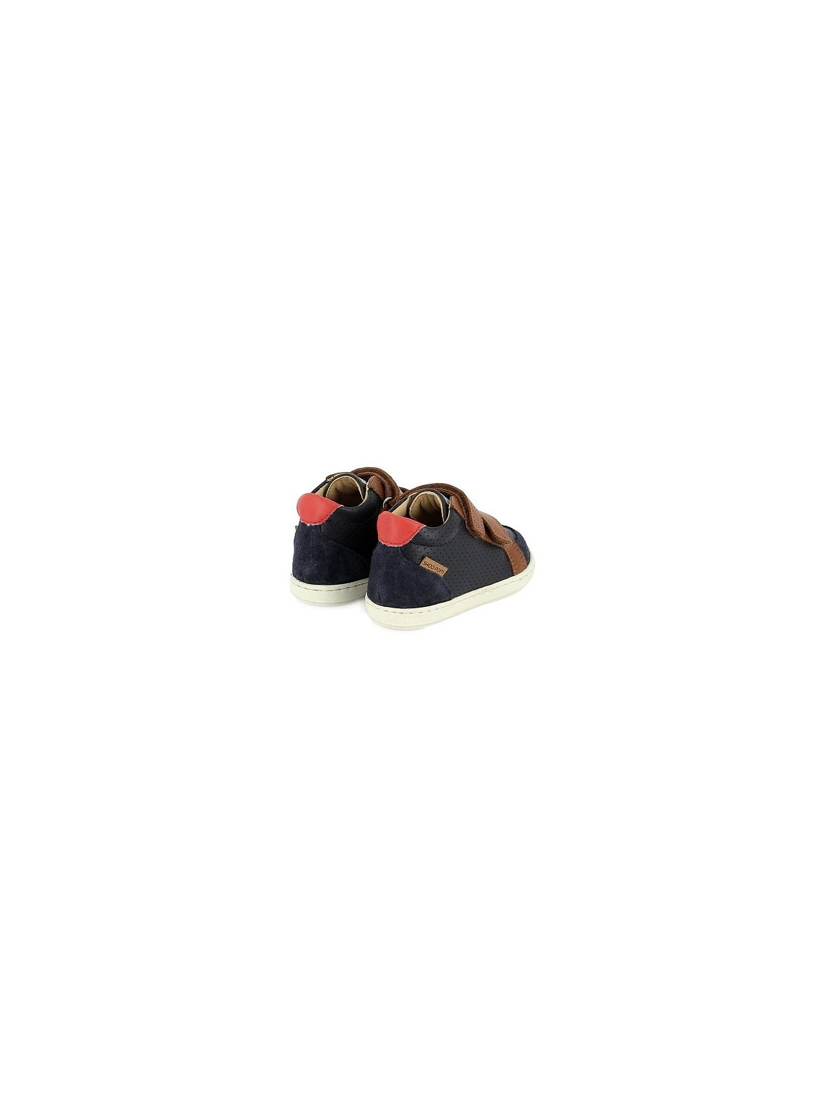 bouba box easy velours-nappa navy-camel