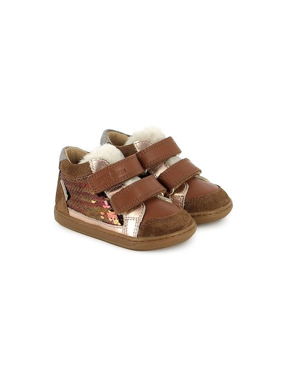 bouba easy co laminato-velour camel-light copper