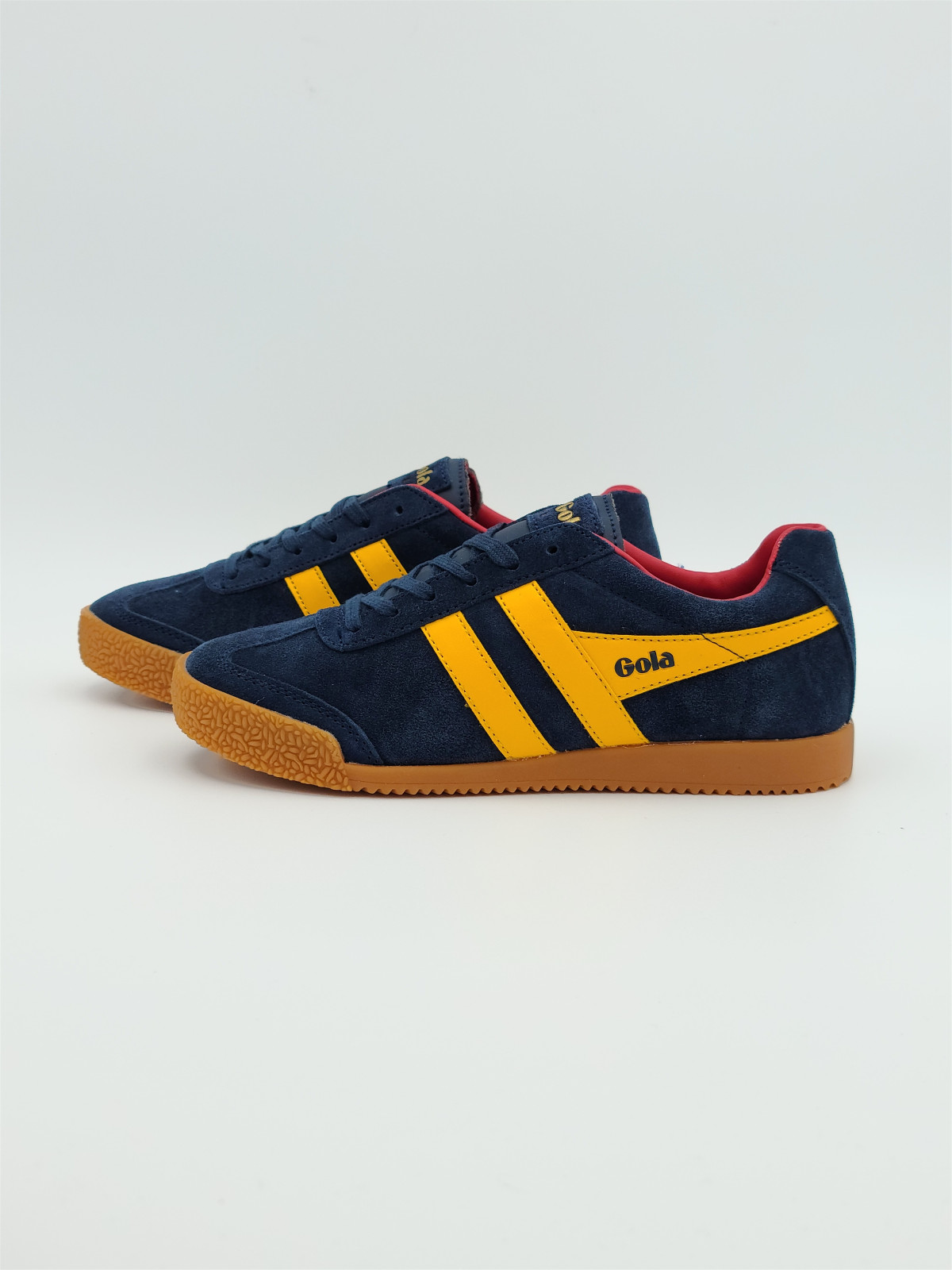 harrier suede suede navy/sun/red