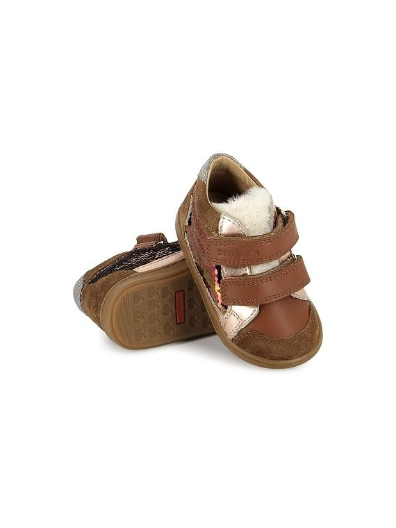 bouba easy co laminato-velour camel-light copper