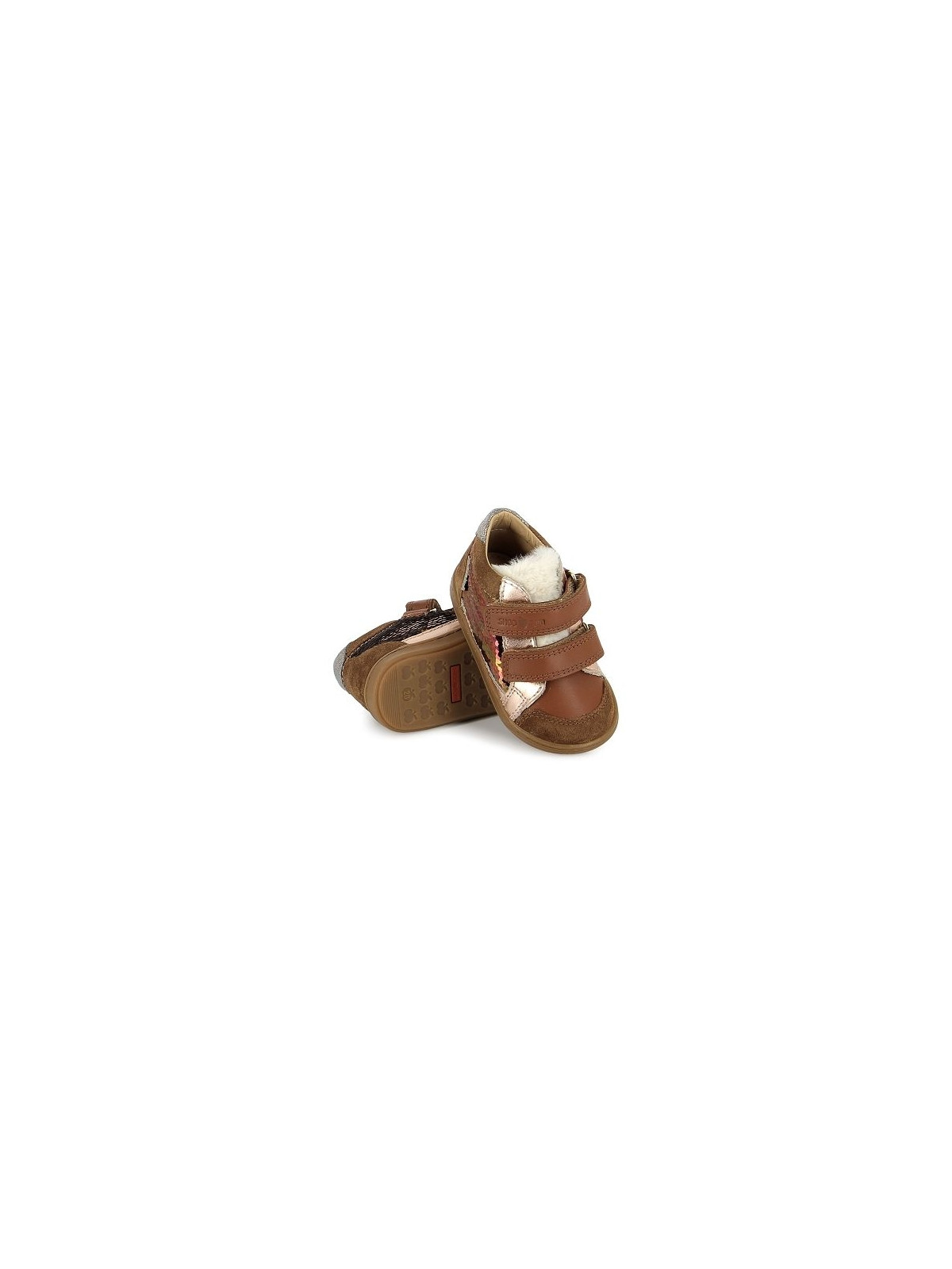 bouba easy co laminato-velour camel-light copper