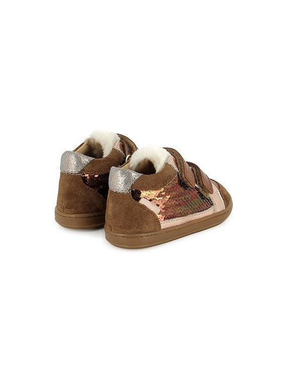bouba easy co laminato-velour camel-light copper