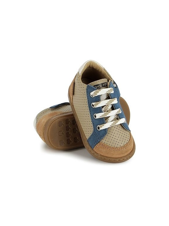 bouba zip box nappa-nubuck mastic-blue
