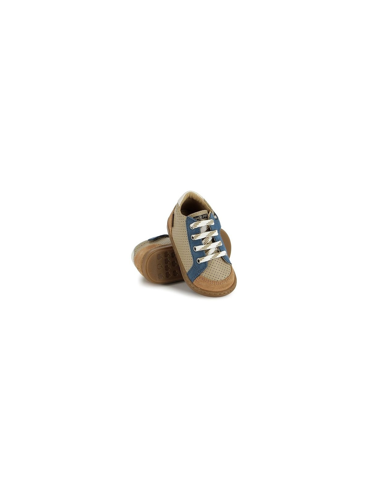 bouba zip box nappa-nubuck mastic-blue