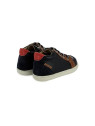 bouba zip box velours-nappa navy-camel