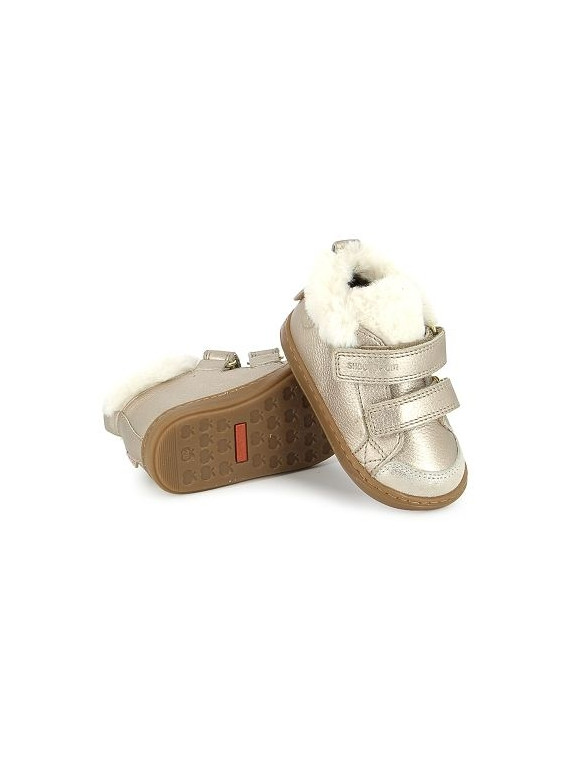 bouba scratch wool laminato graine light platine
