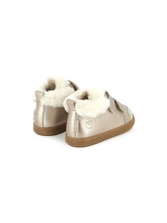 bouba scratch wool laminato graine light platine