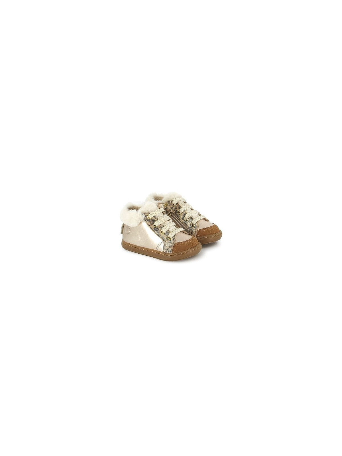 bouba zip hair laminato light bronze